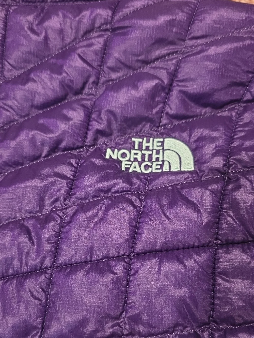 The North Face Women’s Purple Quilted Puffer Jacket Teal Interior Women S